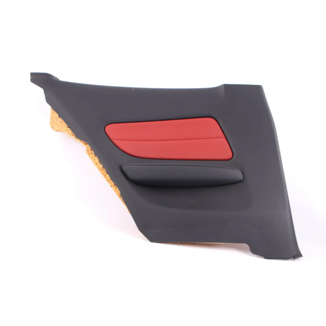 Lateral Trim Panel Rear Left N/S Leather Boston Coral Red to BMW E82 with Part number 2997487 BMW E82 Lateral Trim Panel Rear Left N/S Leather Boston Coral Red - SKU 2997487 - Part number 2997487