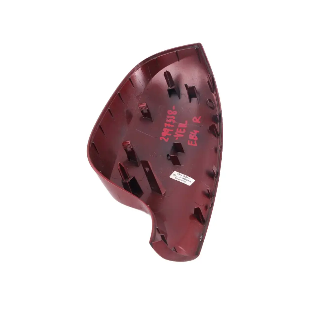 Wing Mirror Right O/S Cover Cap Vermillion Red A82 to BMW X1 X3 Series E83 LCI E84 with Part number 2997538 BMW X1 X3 Series E83 LCI E84 Wing Mirror Right O/S Cover Cap Vermillion Red A82 - SKU 2997538-VER - Part number 2997538