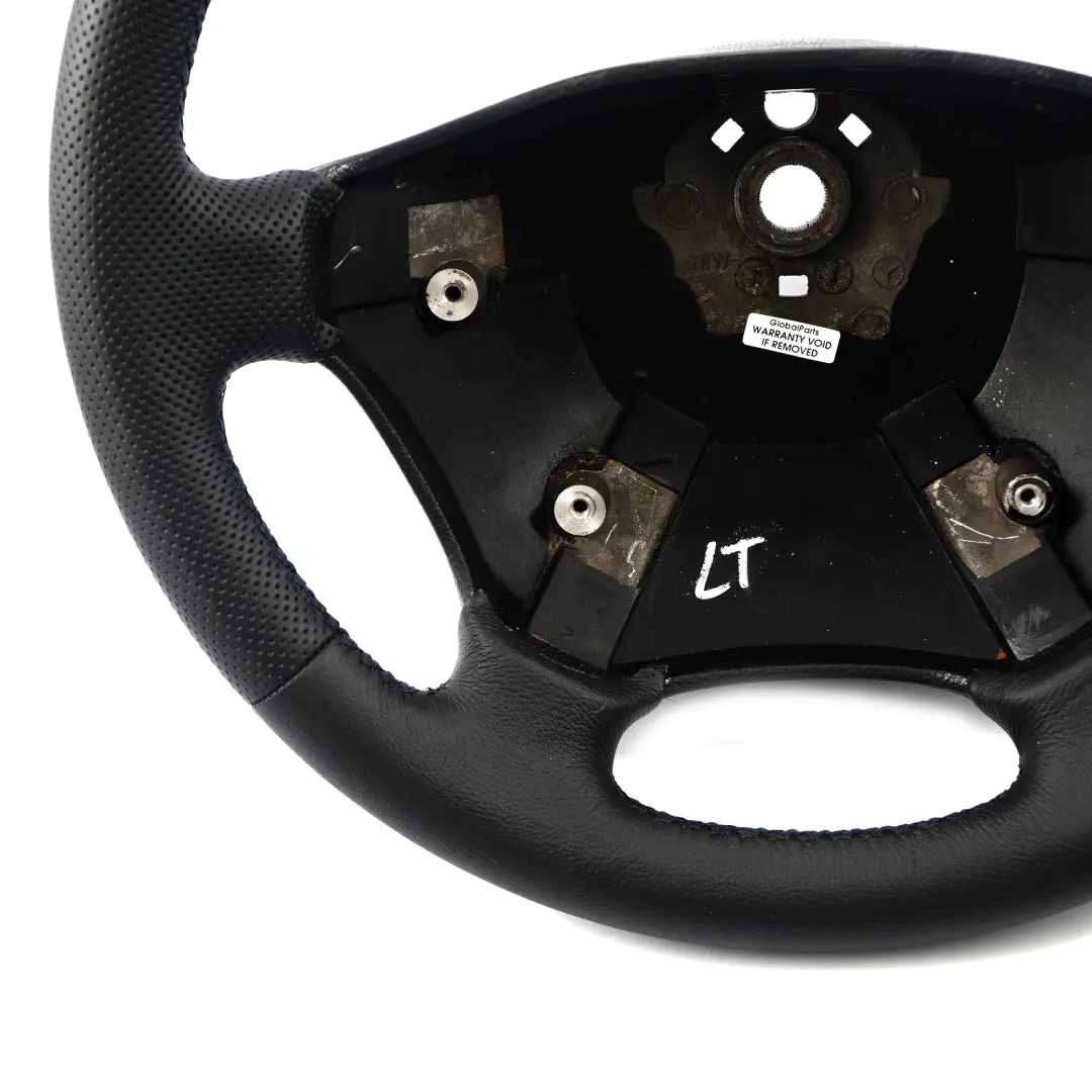 VW Volkswagen LT 35 NEW Black Leather Steering Wheel Black Thread - SKU 2D0419091-1 - Part number 2D0419091