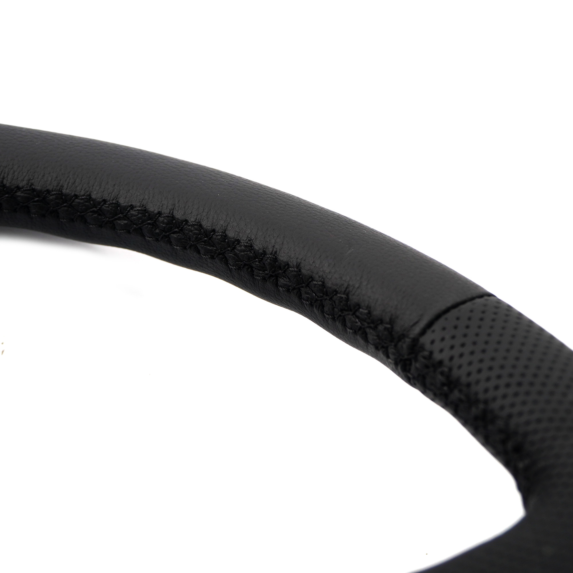 Custom Steering LTD Real Black Perforated Leather Steering Wheel Cover For VW LT 28/35 (1996-2003)