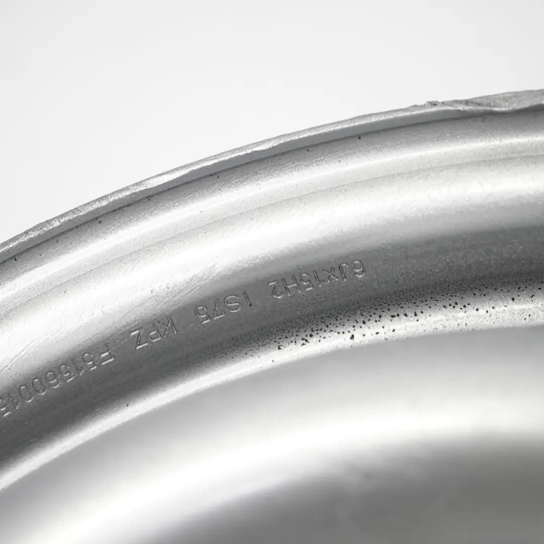 VW Volkswagen LT 35 Silver Steel Rim Wheel 15" 6J ET:75 - SKU 2D0601027E - Part number 2D0601027E