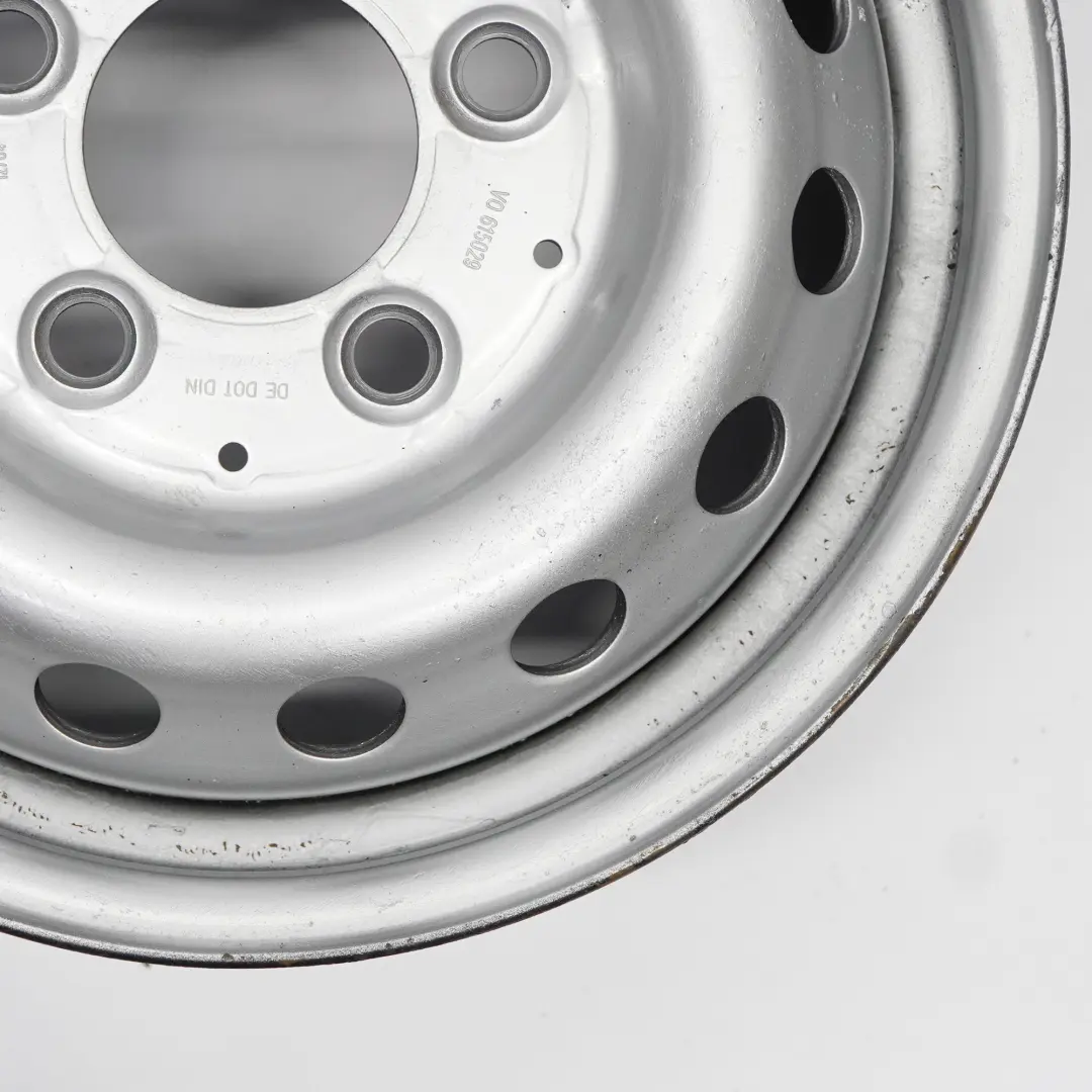 VW Volkswagen LT 35 Silber Stahl felge 15" 6J ET:75 - SKU 2D0601027E - Teilenummer 2D0601027E