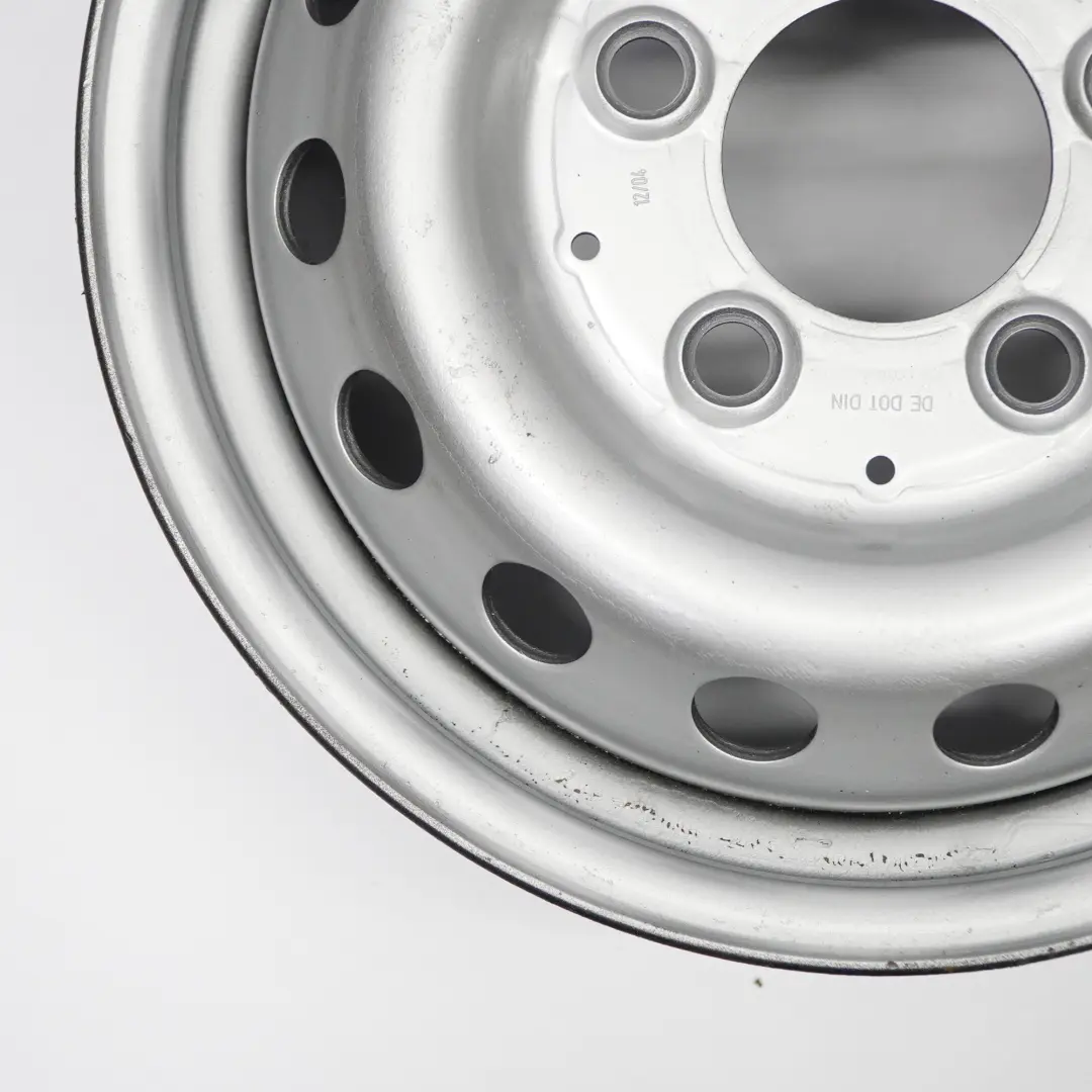 VW Volkswagen LT 35 Silber Stahl felge 15" 6J ET:75 - SKU 2D0601027E - Teilenummer 2D0601027E