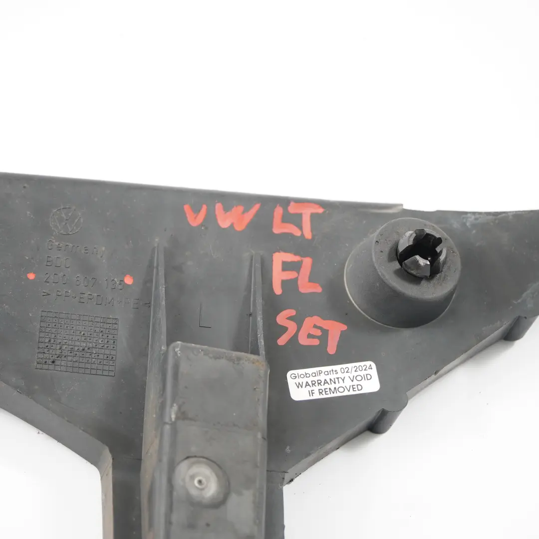 Bumper Bracket Front Left N/S Mount Holder to VW Volkswagen LT 35 with Part number 2D0807135 VW Volkswagen LT 35 Bumper Bracket Front Left N/S Mount Holder - SKU 2D0807135 - Part number 2D0807135