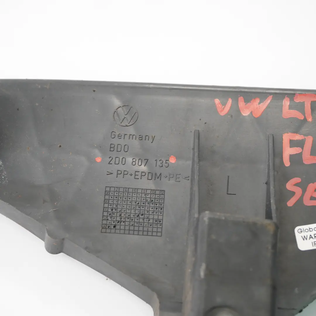 VW Volkswagen LT 35 Ślizg Zderzaka Przedniego Lewy Mocowanie - SKU 2D0807135 - Numer Części 2D0807135