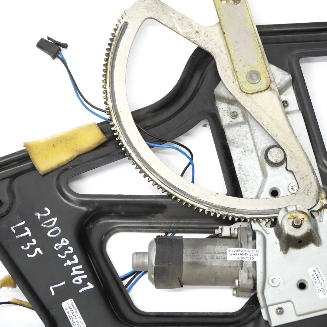 Window Lifter Mechanism Motor Front Door Left N/S to VW Volkswagen LT 35 with Part number 2D0837461 VW Volkswagen LT 35 Window Lifter Mechanism Motor Front Door Left N/S - SKU 2D0837461 - Part number 2D0837461
