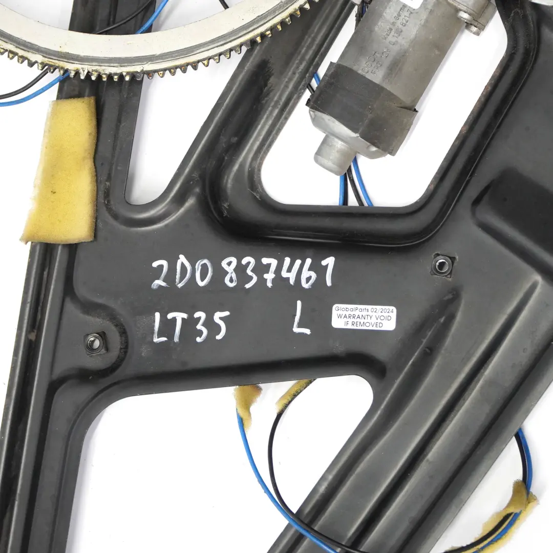 Elevalunas Mecanismo Motor Puerta Delantera Izquierda para Volkswagen LT 35 con número de pieza 2D0837461 Volkswagen LT 35 Elevalunas Mecanismo Motor Puerta Delantera Izquierda - SKU 2D0837461 - Número de pieza 2D0837461