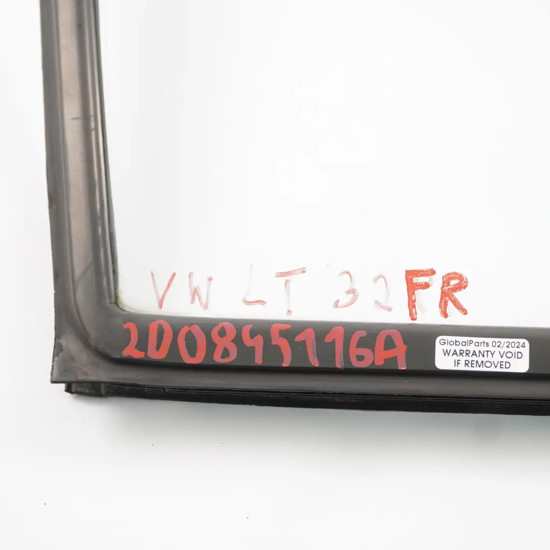 Front Door Fixed Glass Window Right O/S AS2 Toughened to VW LT 32 with Part number 2D0845116A VW LT 32 Front Door Fixed Glass Window Right O/S AS2 Toughened - SKU 2D0845116A - Part number 2D0845116A