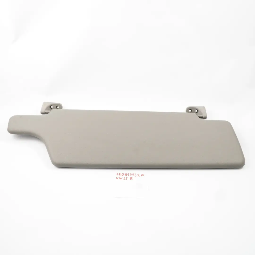 Sun Visor Front Right O/S Interior Cabin Sun Visor Grey to Volkswagen LT with Part number 2D0857552A Volkswagen LT Sun Visor Front Right O/S Interior Cabin Sun Visor Grey - SKU 2D0857552A - Part number 2D0857552A
