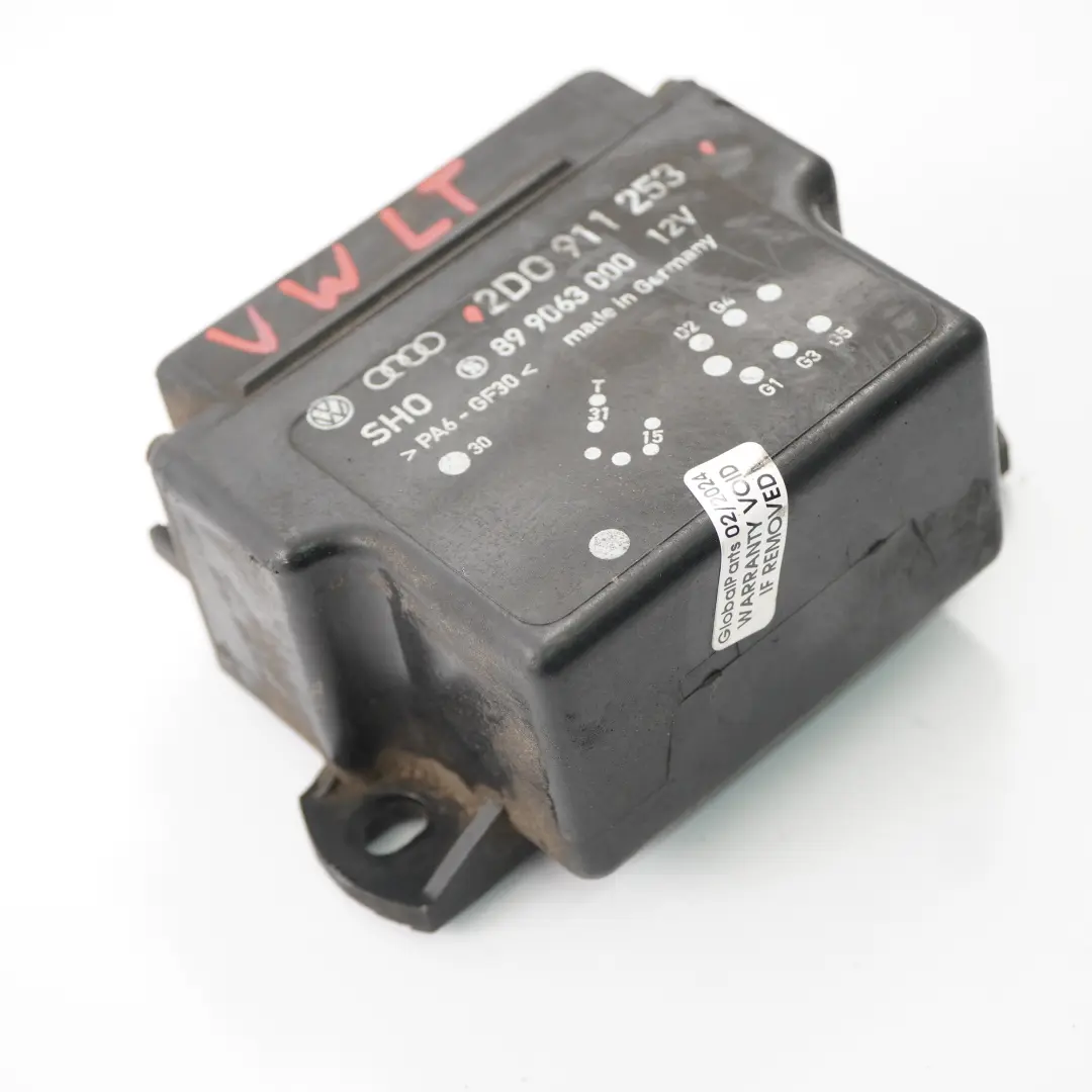 Modulo candelette Unità di controllo relè nero per VW Volkswagen LT 35 con numero di parte 2D0911253 VW Volkswagen LT 35 Modulo candelette Unità di controllo relè nero - SKU 2D0911253 - Numero di parte 2D0911253