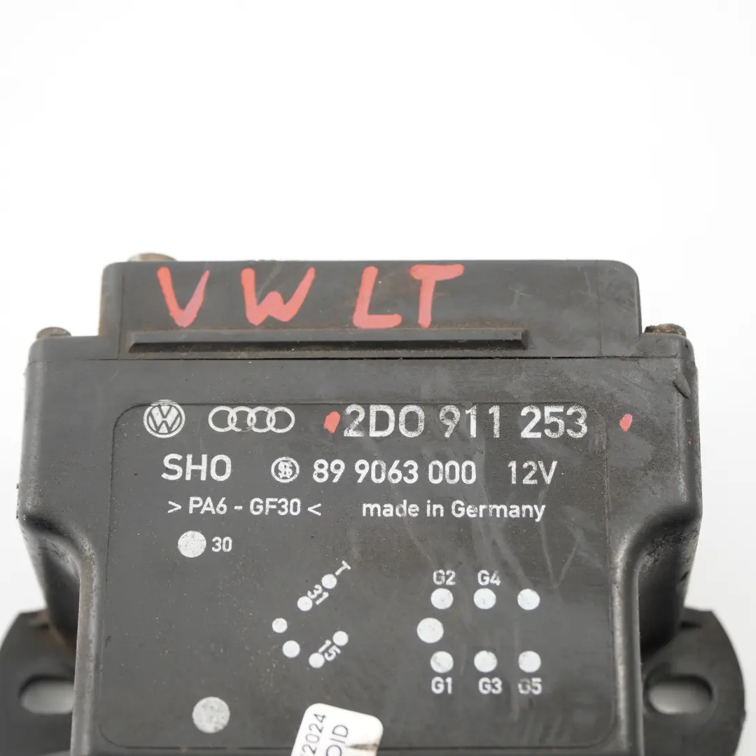Module bougie préchauffage contrôle de relais Noir pour VW Volkswagen LT 35 à propos du numéro de pièce 2D0911253 VW Volkswagen LT 35 Module bougie préchauffage contrôle de relais Noir - SKU 2D0911253 - Numéro de pièce 2D0911253