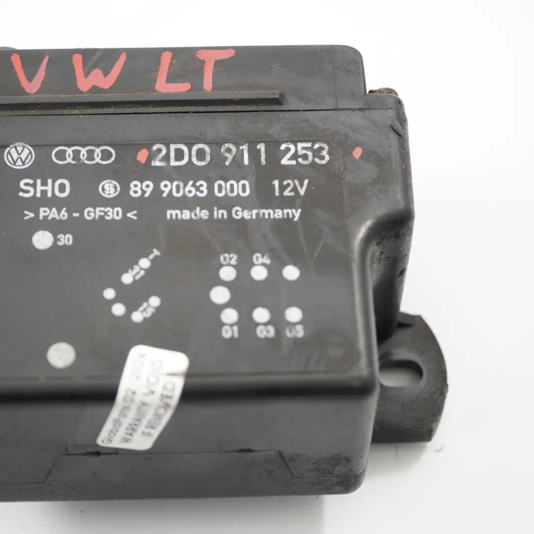 Modulo candelette Unità di controllo relè nero per VW Volkswagen LT 35 con numero di parte 2D0911253 VW Volkswagen LT 35 Modulo candelette Unità di controllo relè nero - SKU 2D0911253 - Numero di parte 2D0911253