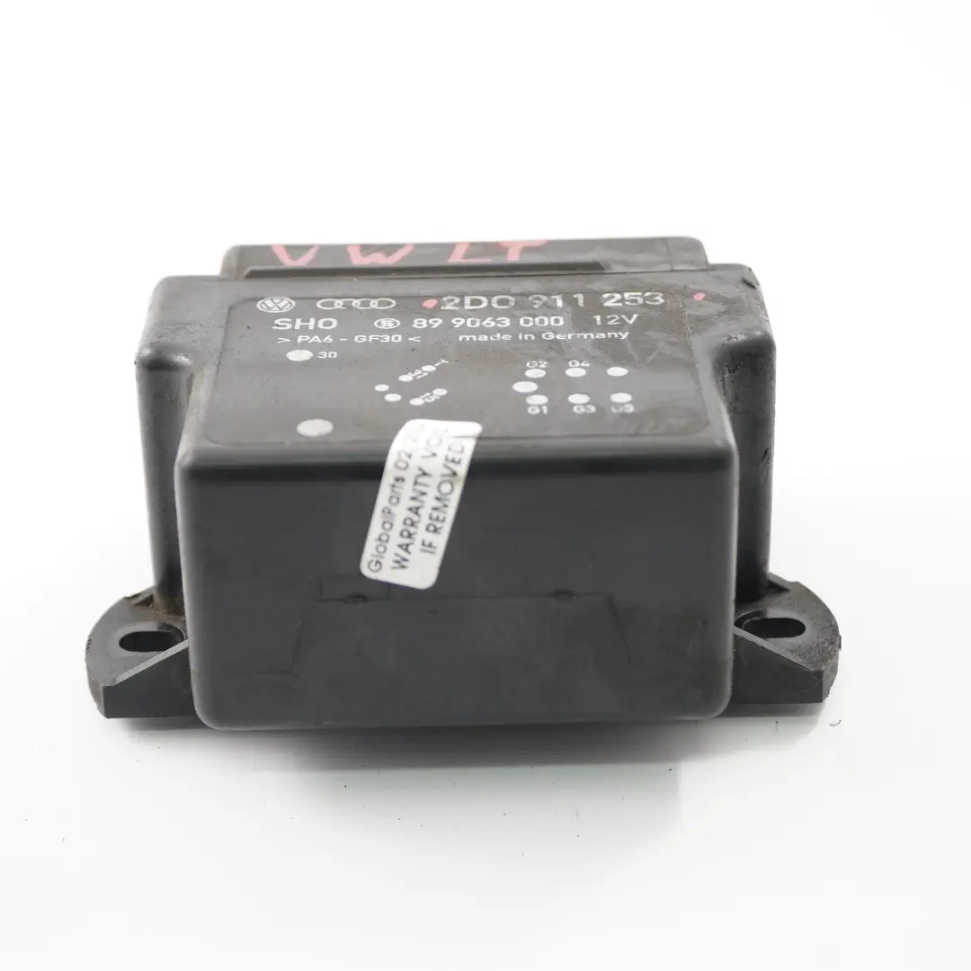 Glow Plug Module Relay Control Unit Black to VW Volkswagen LT 35 with Part number 2D0911253 VW Volkswagen LT 35 Glow Plug Module Relay Control Unit Black - SKU 2D0911253 - Part number 2D0911253