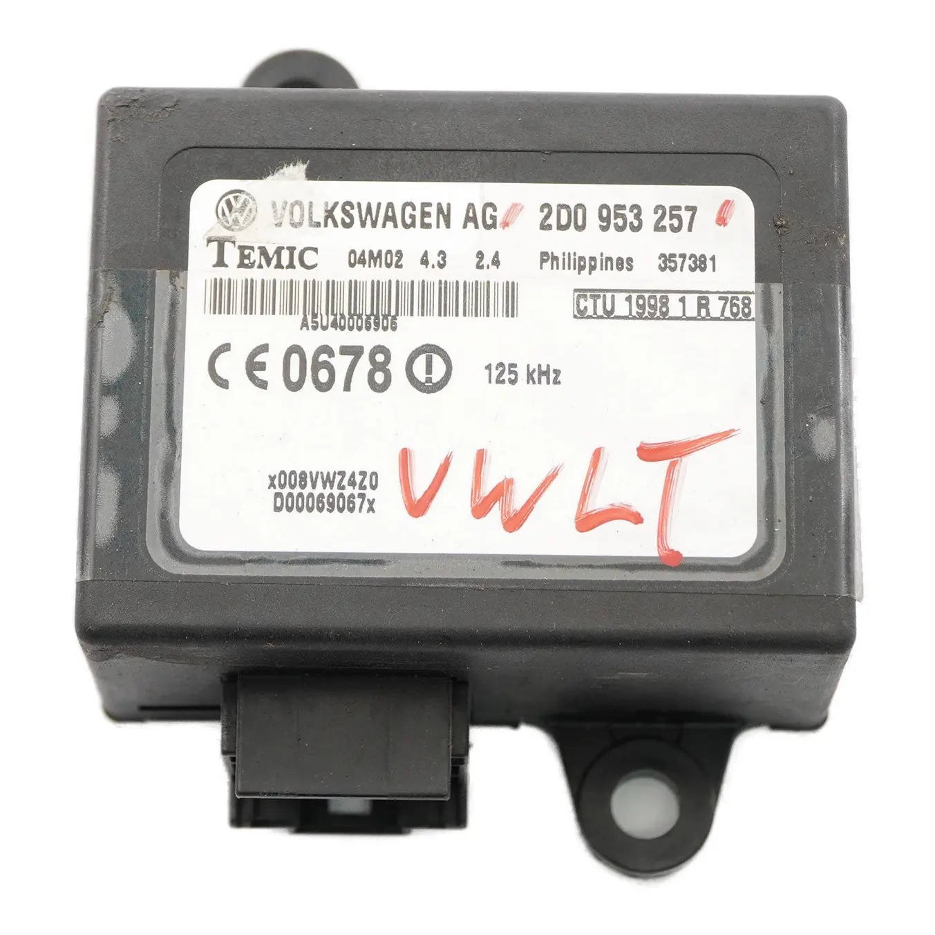 VW Volkswagen LT 35 Immobilizer Control Unit Module Temic 2D0953257