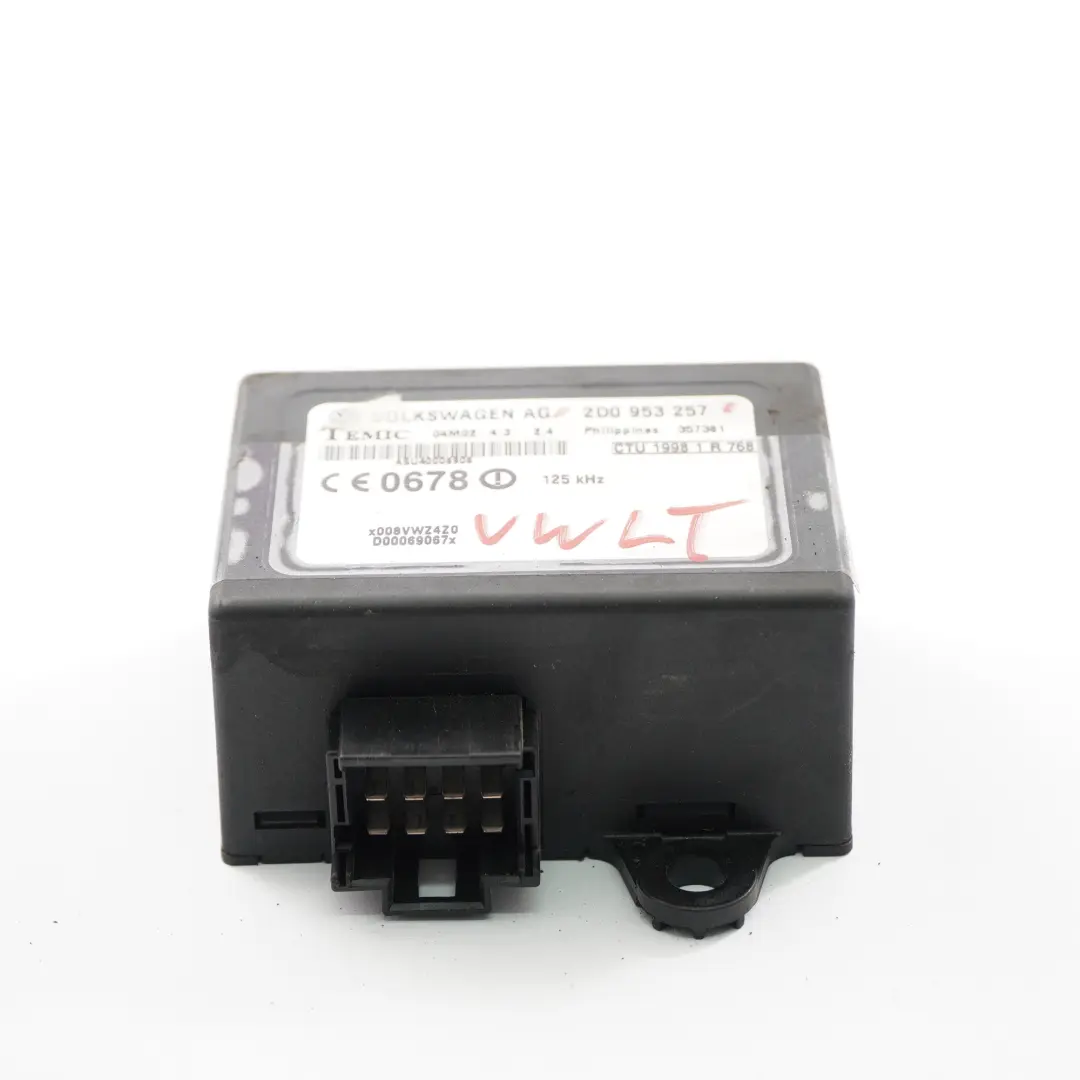 VW Volkswagen LT 35 Module de l'unité contrôle l'antidémarrage Temic - SKU 2D0953257 - Numéro de pièce 2D0953257