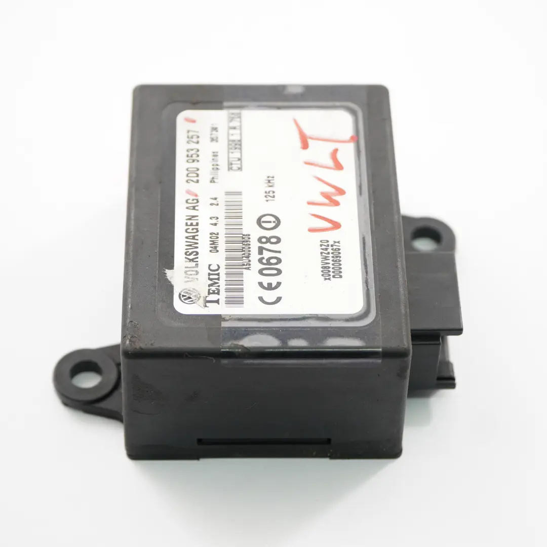 VW Volkswagen LT 35 Immobilizzatore Unità di controllo Modulo Temic - SKU 2D0953257 - Numero di parte 2D0953257