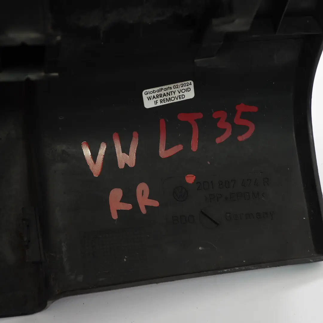 VW Volkswagen LT 35 Rear Bumper Side Corner Right O/S Trim Panel - SKU 2D1807474R - Part number 2D1807474R