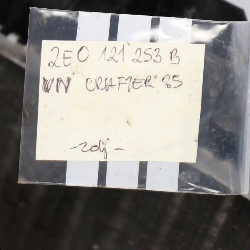 Radiator Engine Cooling Coolant Unit to Volkswagen VW Crafter 35 with Part number 2E0121253B Volkswagen VW Crafter 35 Radiator Engine Cooling Coolant Unit - SKU 2E0121253B - Part number 2E0121253B