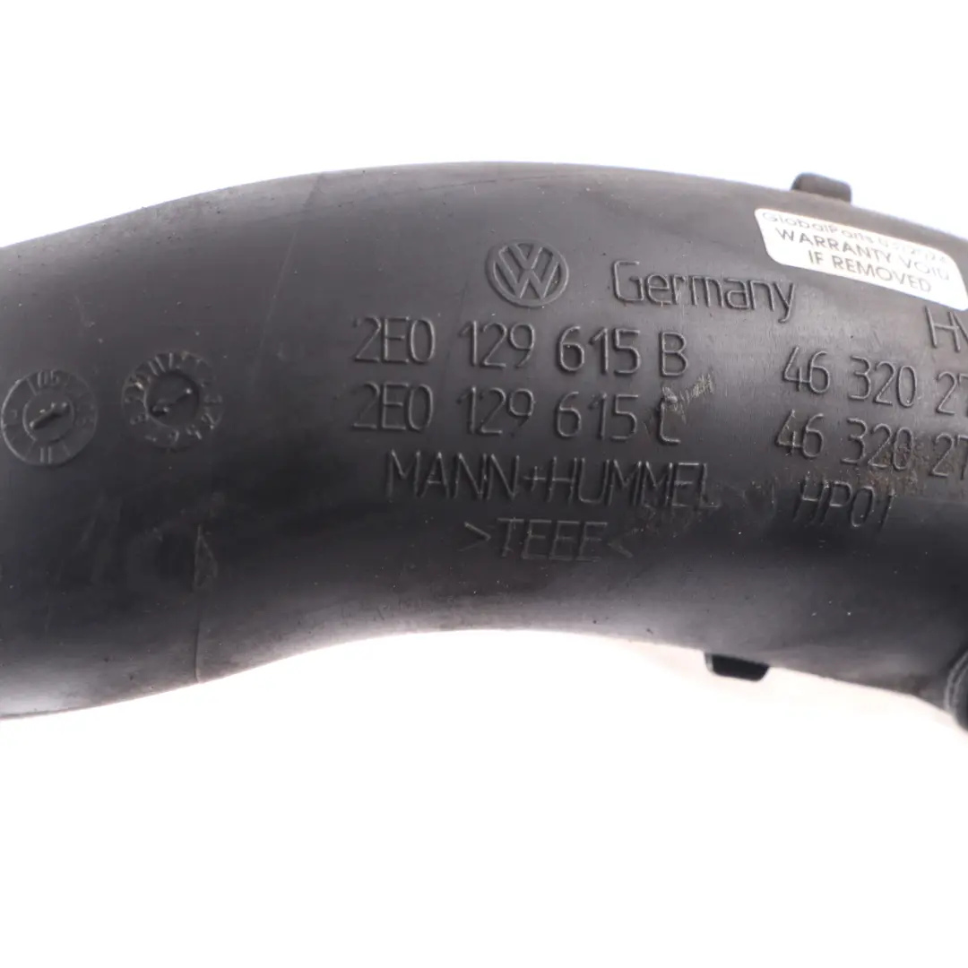 Intake Pipe Hose Line to VW Volkswagen Crafter Intercooler Air with Part number 2E0129615B VW Volkswagen Crafter Intercooler Air Intake Pipe Hose Line - SKU 2E0129615B - Part number 2E0129615B