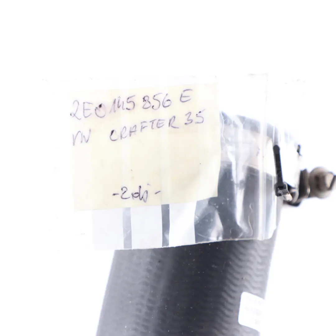 Intake Pipe Hose to Volkswagen Crafter 2.0 TDI Intercooler Air with Part number 2E0145856E Volkswagen Crafter 2.0 TDI Intercooler Air Intake Pipe Hose - SKU 2E0145856E - Part number 2E0145856E