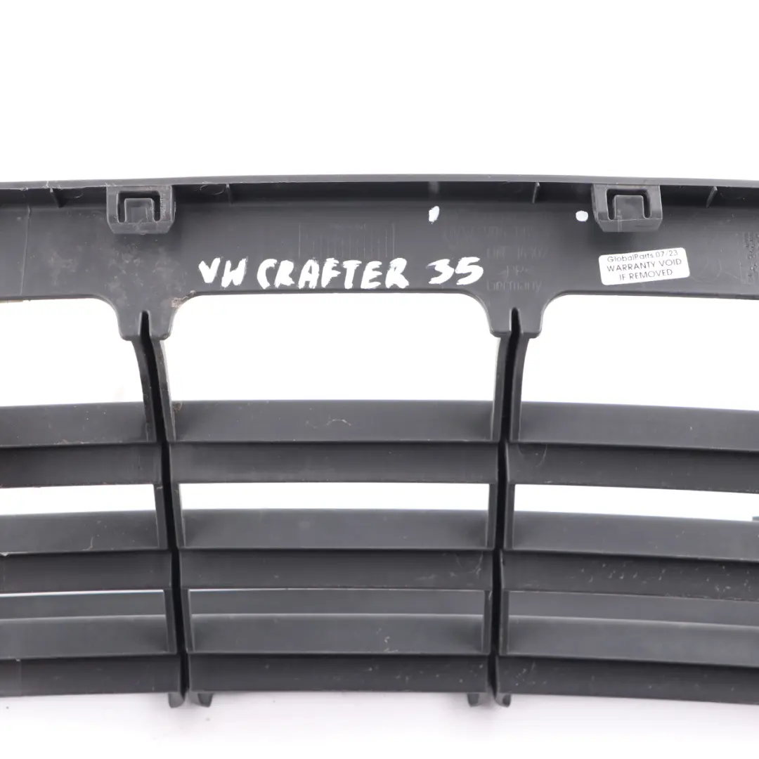 Front Bumper Centre Lower Grille Grid Panel to Volkswagen VW Crafter 35 with Part number 2E0807835A Volkswagen VW Crafter 35 Front Bumper Centre Lower Grille Grid Panel - SKU 2E0807835A - Part number 2E0807835A