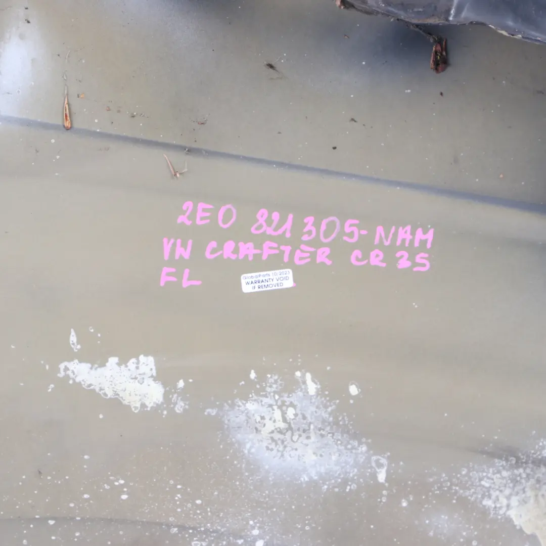 Side Panel Volkswagen VW Crafter 35 Front Left N/S Wing Fender Night Black - H9Z to with Part number 2E0821305 Side Panel Volkswagen VW Crafter 35 Front Left N/S Wing Fender Night Black - H9Z - SKU 2E0821305-NAM - Part number 2E0821305