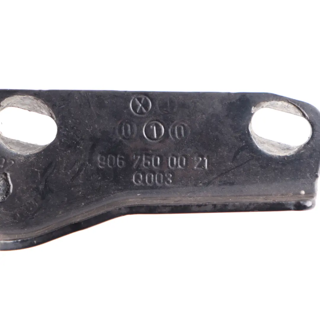 Bonnet Hinge Front Left N/S Nacht Black H9Z to Volkswagen Crafter I Sprinter W906 with Part number A9067500021 Volkswagen Crafter I Sprinter W906 Bonnet Hinge Front Left N/S Nacht Black H9Z - SKU A9067500021-NAM - Part number A9067500021