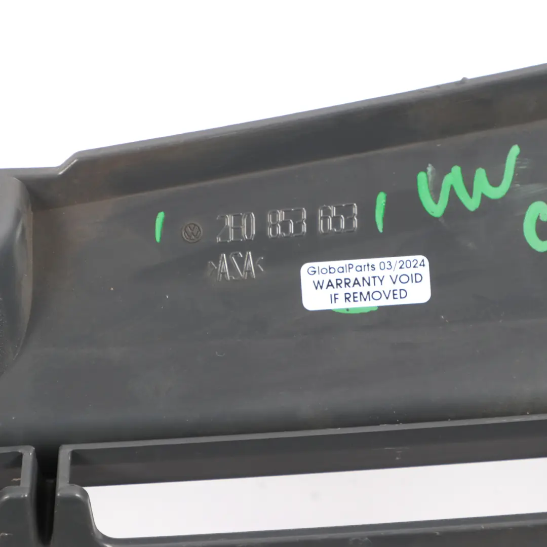 Volkswagen VW Crafter Front Bumper Centre Upper Grille Radiator Panel - SKU 2E0853653 - Part number 2E0853653