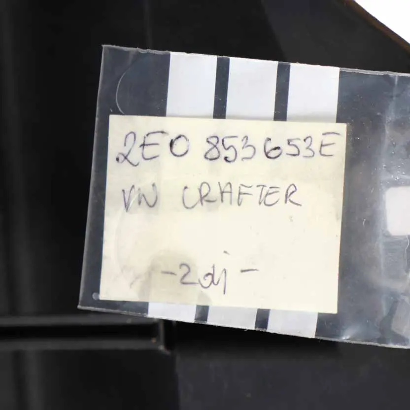 VW Crafter 35 Frontstoßstange Mitte Oberer Kühlergrill Gitterplatte - SKU 2E0853653E - Teilenummer 2E0853653E