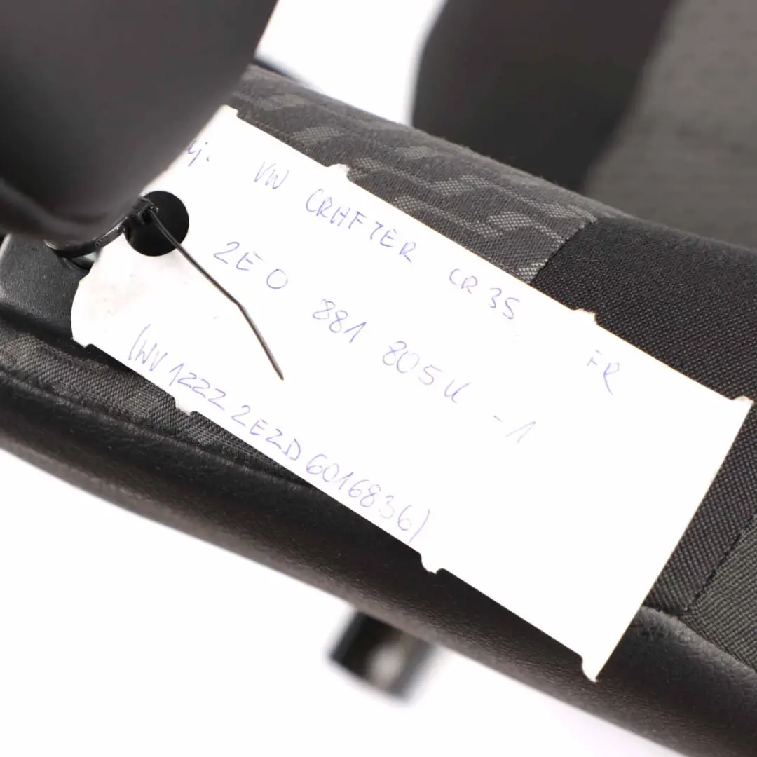 Front Seat Right O/S Interior Cloth Anthracite Grey to VW Crafter 1 with Part number 2E0881805K VW Crafter 1 Front Seat Right O/S Interior Cloth Anthracite Grey - SKU rhd-2E0881805K-1 - Part number 2E0881805K