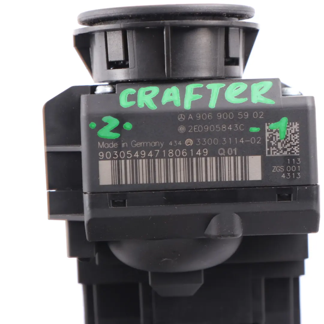 VW Volkswagen Crafter 1 Key Reader Ignition Switch Lock Unit - SKU 2E0905843C-1 - Part number 2E0905843C