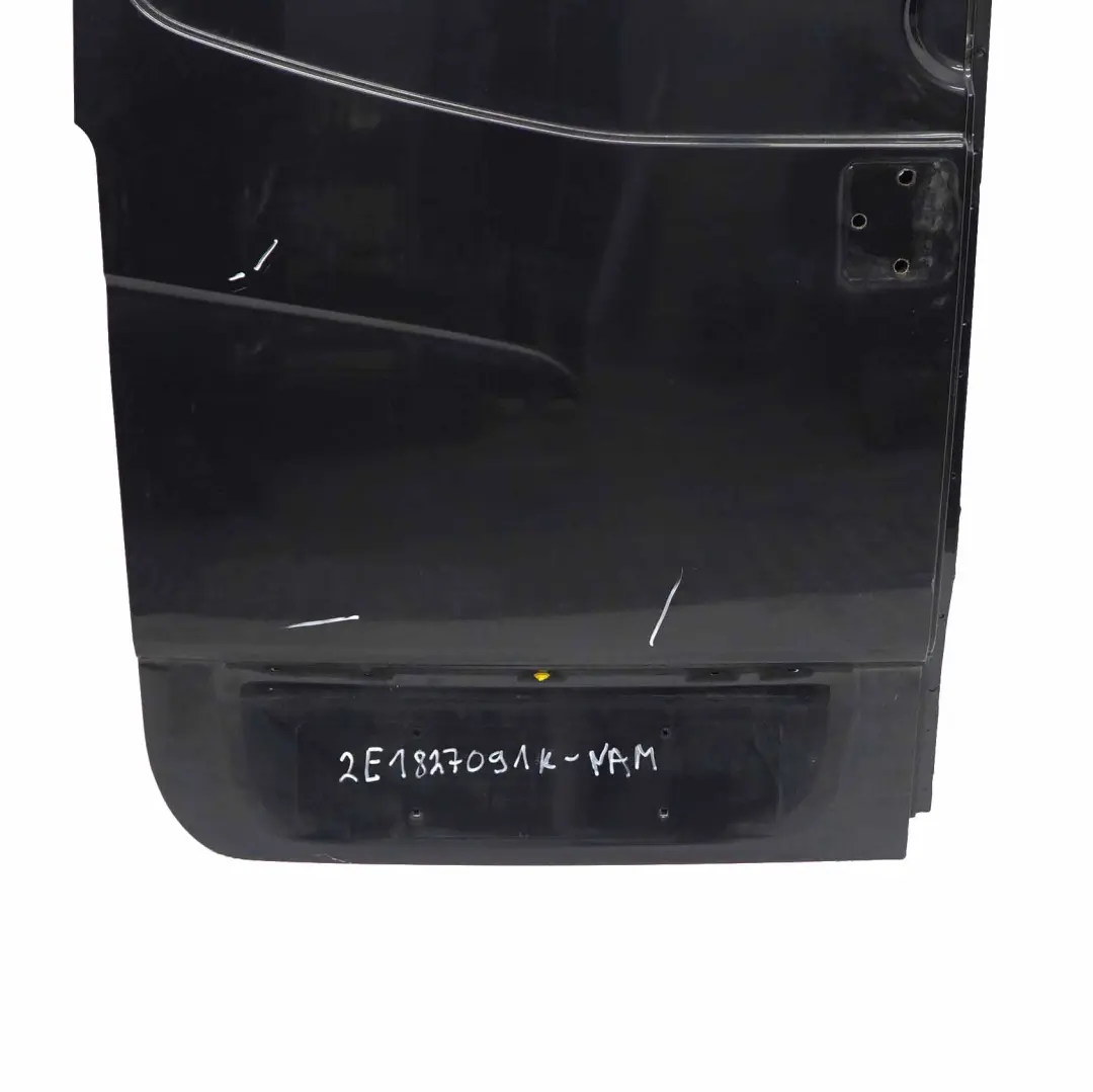Door Left N/S Tailgate Boot Trunk Night Black H9Z to Volkswagen Crafter 30-50 Rear with Part number 2E1827091K Volkswagen Crafter 30-50 Rear Door Left N/S Tailgate Boot Trunk Night Black H9Z - SKU 2E1827091K-NAM - Part number 2E1827091K