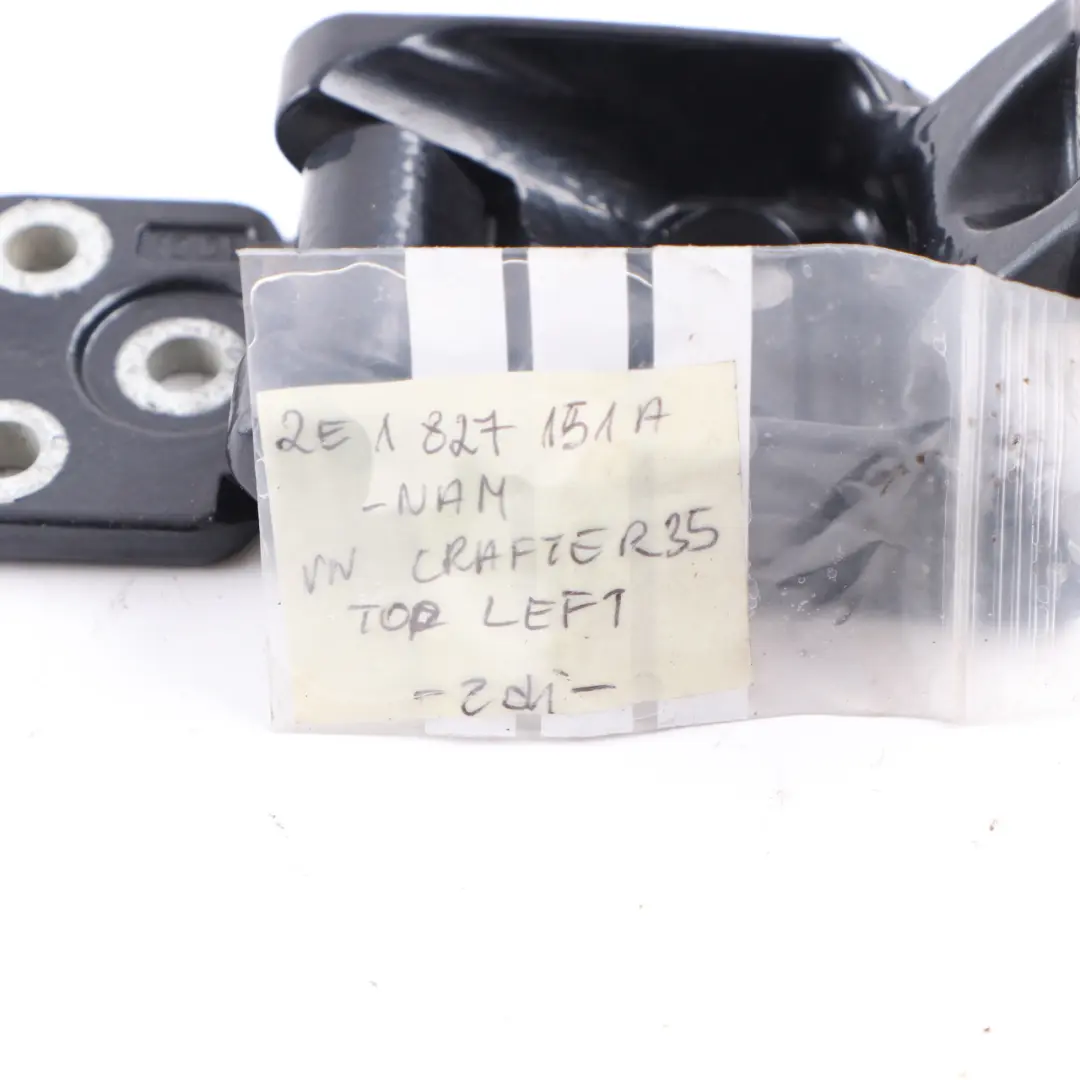 Door Upper Hinge Rear Left N/S Nacht Black to Mercedes W906 Crafter I with Part number 2E1827151A Mercedes W906 Crafter I Door Upper Hinge Rear Left N/S Nacht Black - SKU 2E1827151A-NAM - Part number 2E1827151A