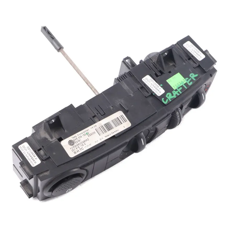 Heizung Klima Steuergerat Schalttafel für Volkswagen VW Crafter 1 mit Teilenummer 2E2919158A Volkswagen VW Crafter 1 Heizung Klima Steuergerat Schalttafel - SKU 2E2919158A - Teilenummer 2E2919158A