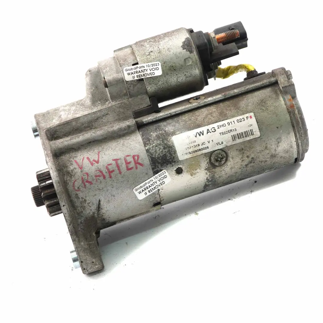 Starter Motor Volkswagen Crafter 30-35 2E Amarok 2.0 TDI Engine - SKU 2H0911023F - Part number 2H0911023F