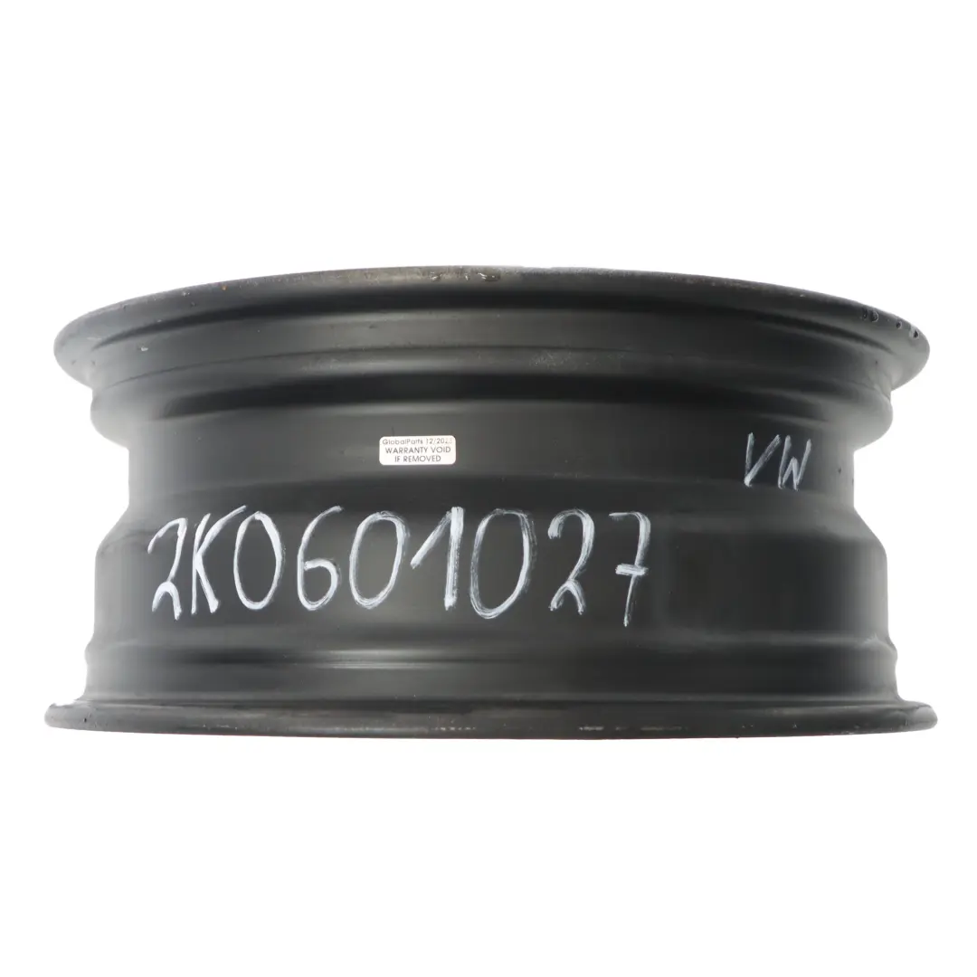 VW Volkswagen Caddy Silber Stahl felge 15" 6J ET:47 5x112 - SKU 2K0601027 - Teilenummer 2K0601027
