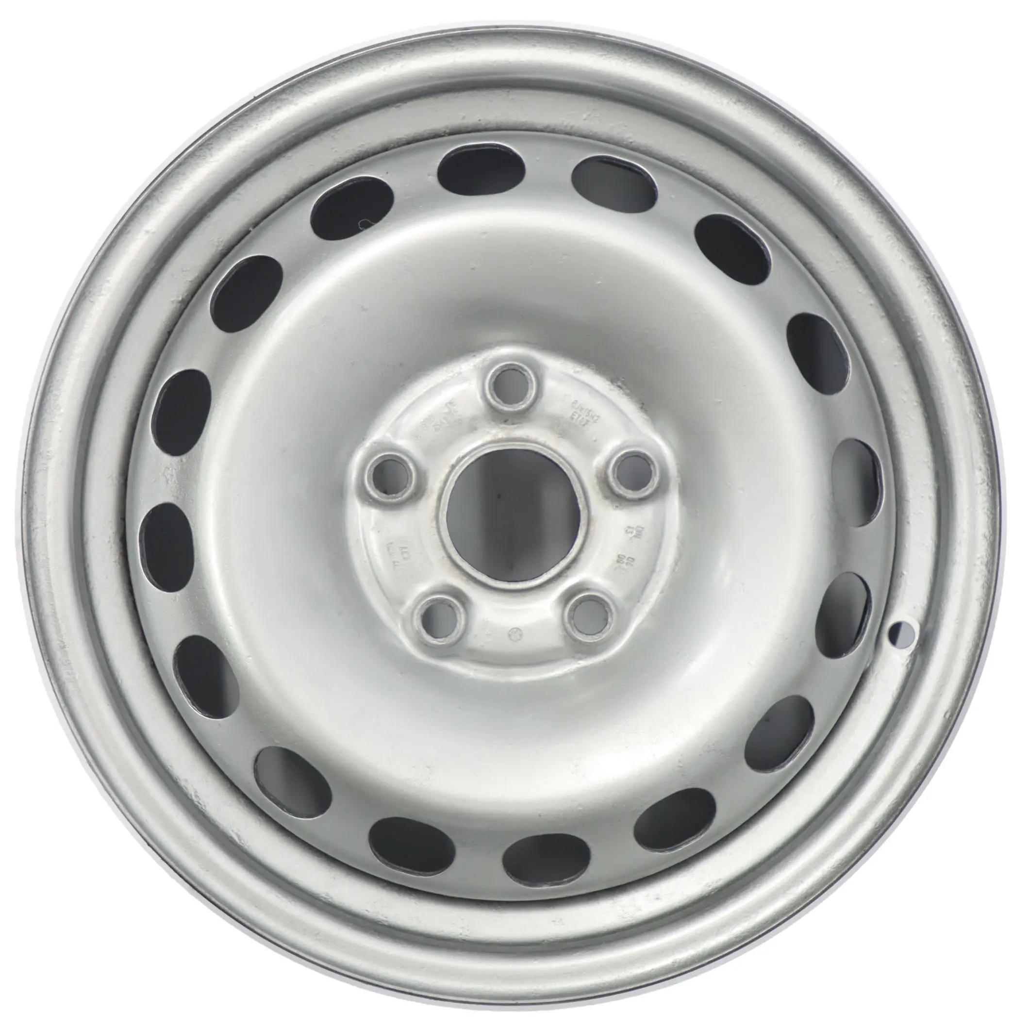 VW Volkswagen Caddy Argento Cerchio in acciaio 15" 6J ET:47 5x112 2K0601027