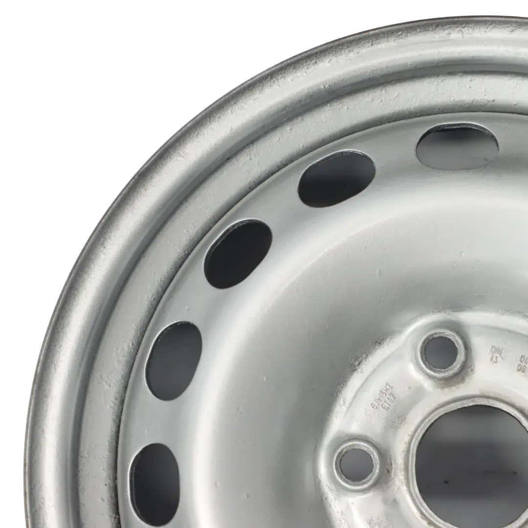 Argento Cerchio in acciaio 15" 6J ET:47 5x112 per VW Volkswagen Caddy con numero di parte 2K0601027 VW Volkswagen Caddy Argento Cerchio in acciaio 15" 6J ET:47 5x112 - SKU 2K0601027 - Numero di parte 2K0601027