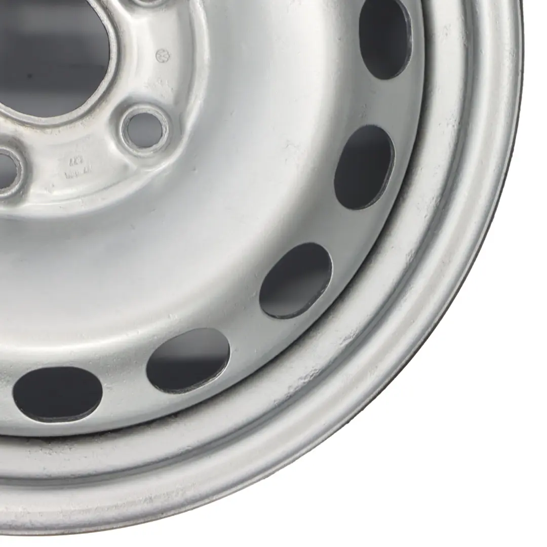 VW Volkswagen Caddy Silber Stahl felge 15" 6J ET:47 5x112 - SKU 2K0601027 - Teilenummer 2K0601027