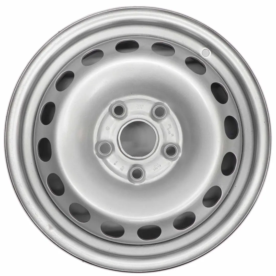 VW Volkswagen Caddy Cerchio in acciaio nero 15" 6J ET:47 5x112 - SKU 2K0601027B-1 - Numero di parte 2K0601027B
