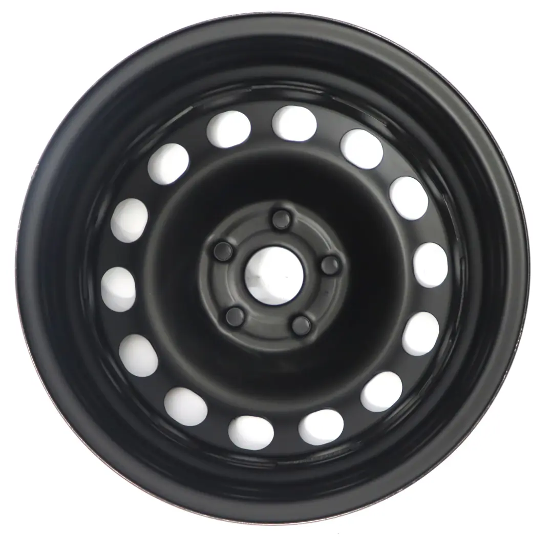 VW Volkswagen Caddy Cerchio in acciaio nero 15" 6J ET:47 5x112 - SKU 2K0601027B-1 - Numero di parte 2K0601027B