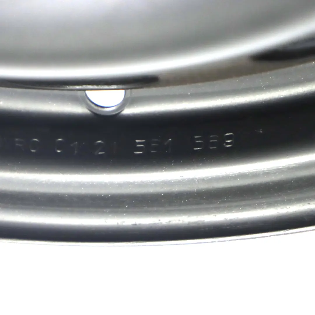 VW Volkswagen Caddy Schwarz Stahl felge 15" 6J ET:47 5x112 - SKU 2K0601027B-1 - Teilenummer 2K0601027B