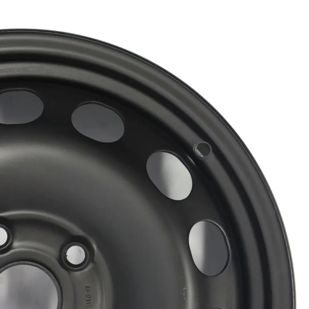  Llanta de Acero Negro VW Volkswagen Caddy 15" 6J ET:47 5x112 - SKU 2K0601027B-1 - Número de pieza 2K0601027B