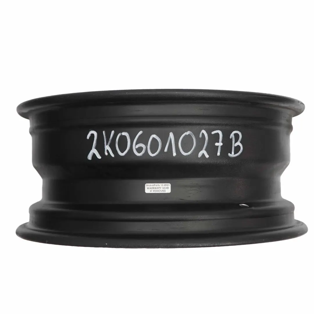 VW Volkswagen Caddy Argento Cerchio in acciaio 15" 6J ET:47 5x112 - SKU 2K0601027B - Numero di parte 2K0601027B