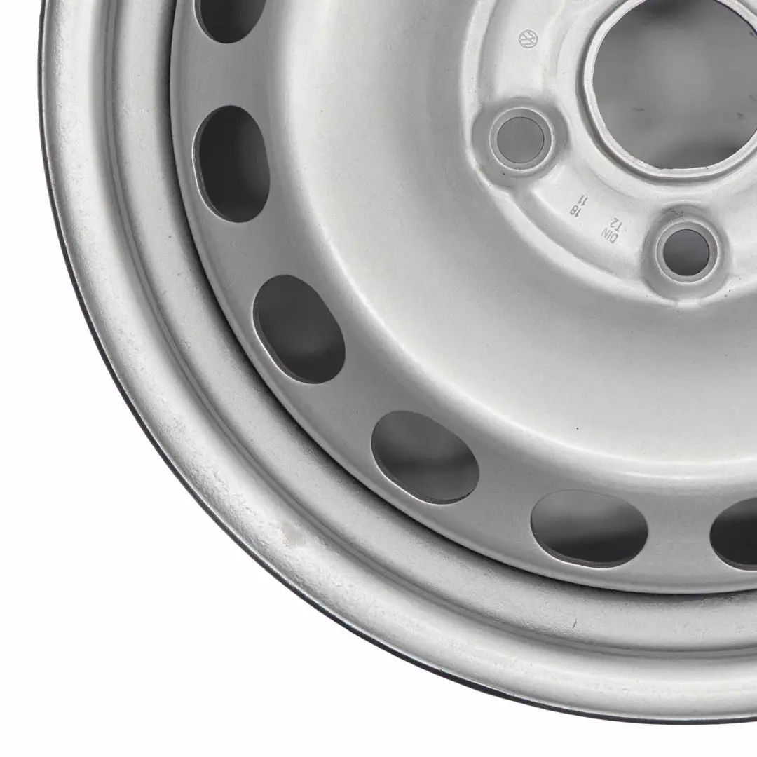 VW Caddy Felga Stalowa Czarna 15" ET:47 6J - SKU 2K0601027B - Numer Części 2K0601027B