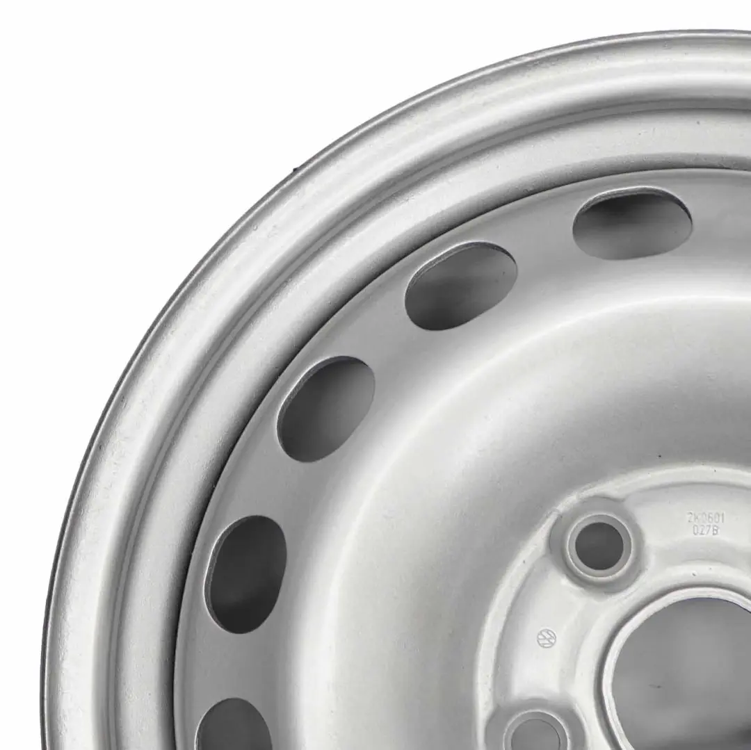 VW Caddy Felga Stalowa Czarna 15" ET:47 6J - SKU 2K0601027B - Numer Części 2K0601027B