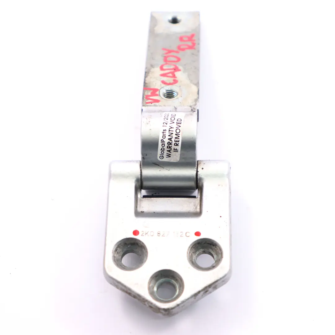 VW Volkswagen Caddy MK3 2K Hinge Rear Right Door Hinge Reflex Silver - SKU 2K0827152C - Part number 2K0827152C