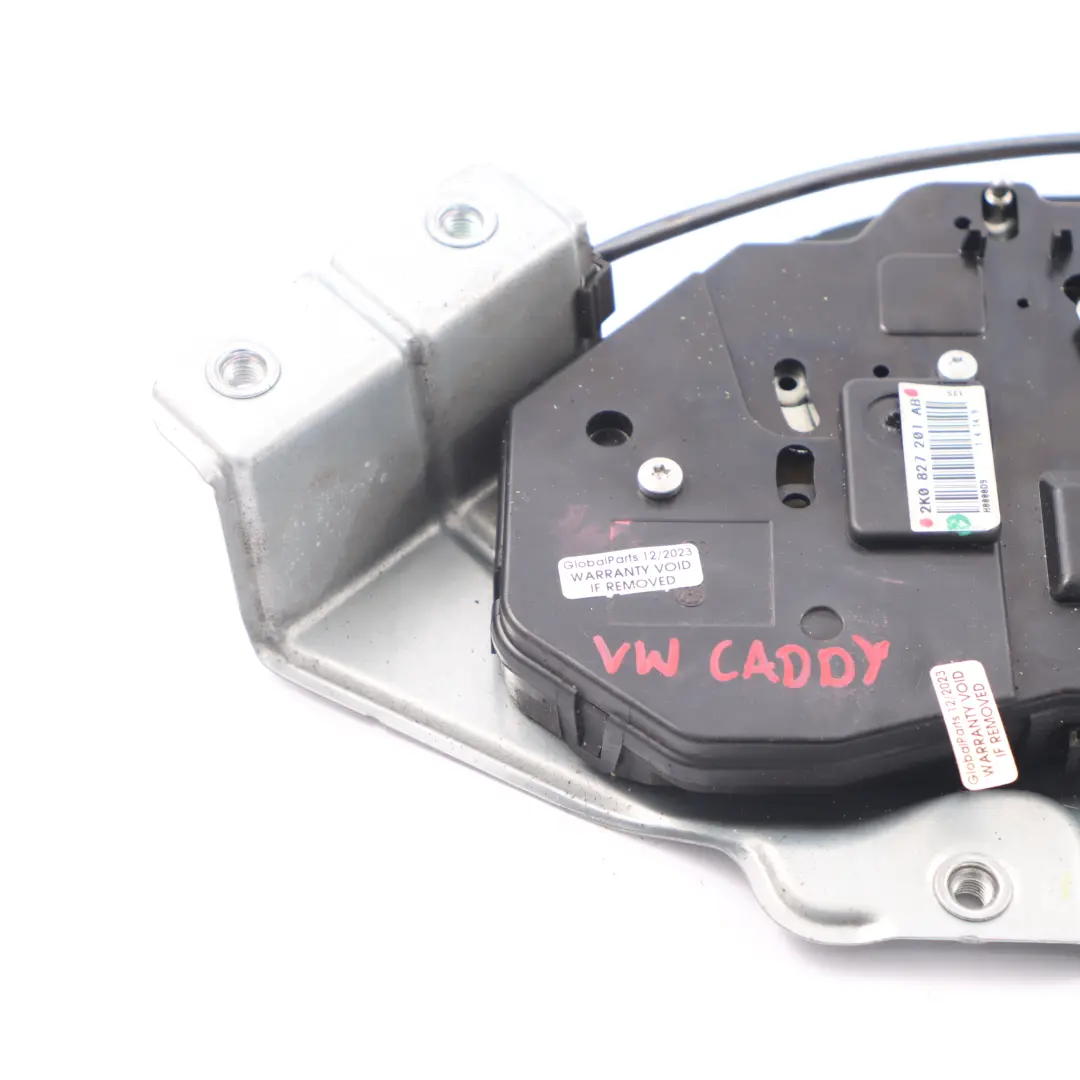Mécanisme Serrure Porte Arrière Chargement pour Volkswagen Caddy à propos du numéro de pièce 2K0827201AB Volkswagen Caddy Mécanisme Serrure Porte Arrière Chargement - SKU 2K0827201AB - Numéro de pièce 2K0827201AB