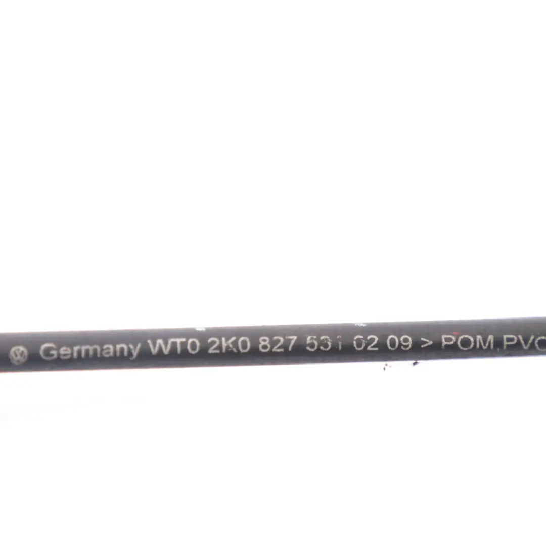 VW Caddy Cięgno Zamka Zatrzasku Tylnych Drzwi Linka - SKU 2K0827531 - Numer Części 2K0827531
