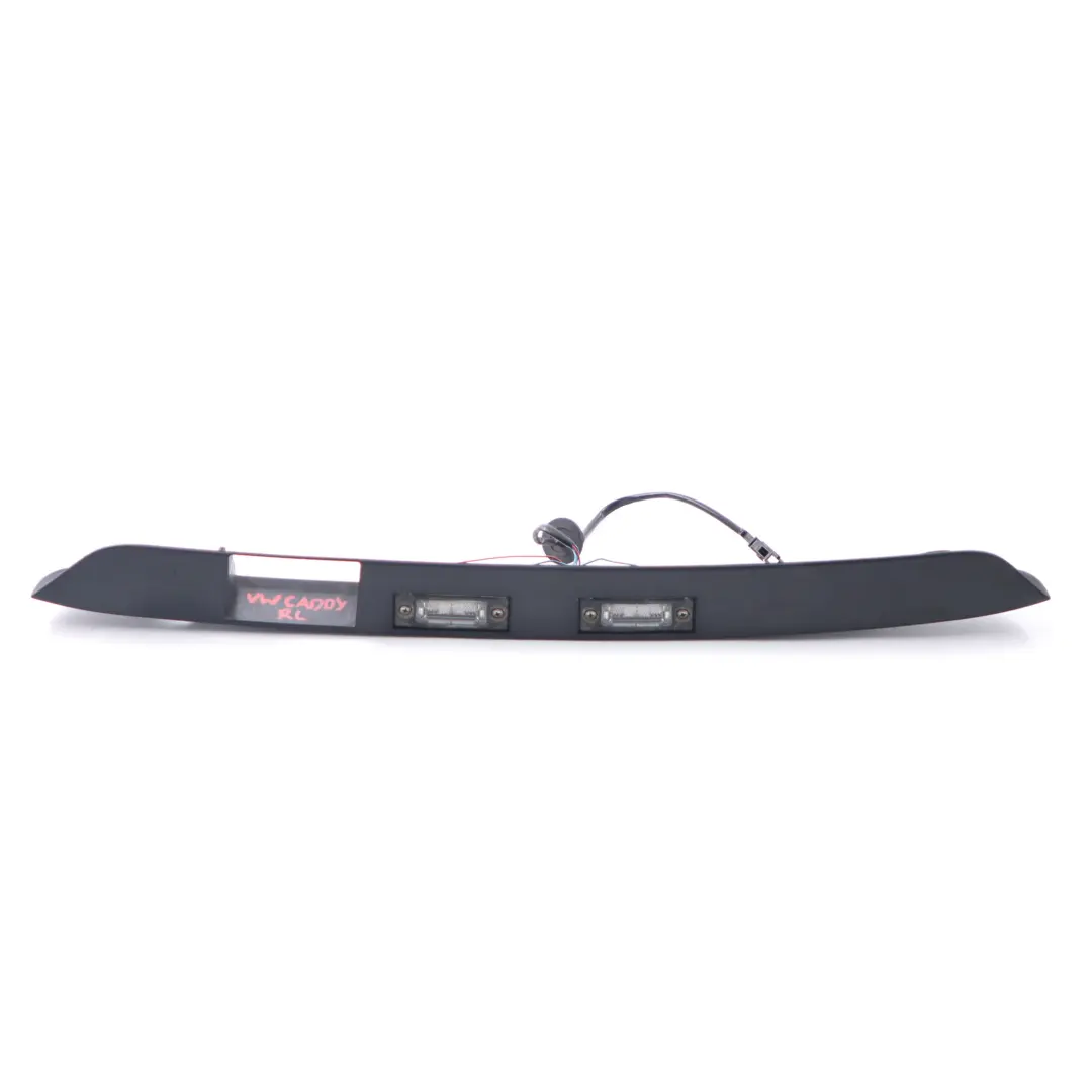VW Volkswagen Caddy Tailgate Boot Lid Handle Plate Light Trim - SKU 2K0827574F - Part number 2K0827574F